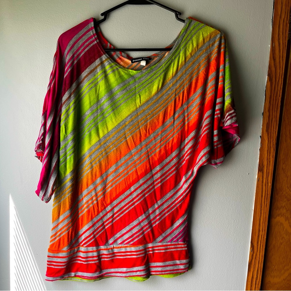 Colorful off-shoulder Top